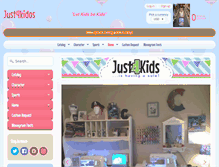 Tablet Screenshot of just4kidos.com